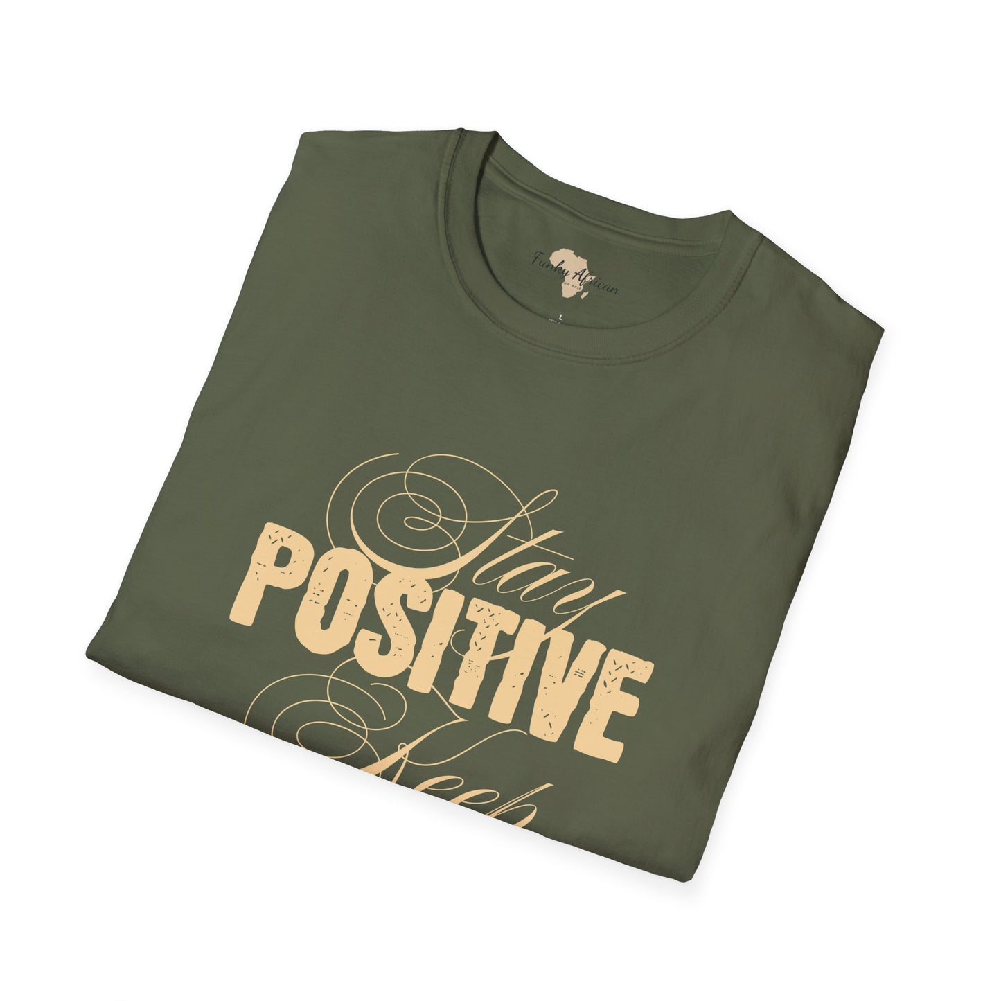 Stay positive unisex softstyle tee