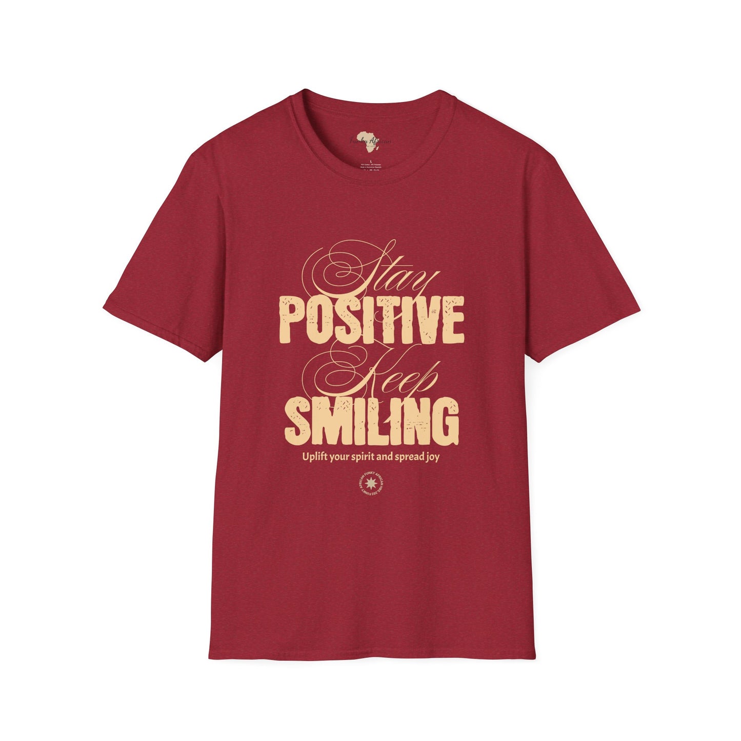 Stay positive unisex softstyle tee