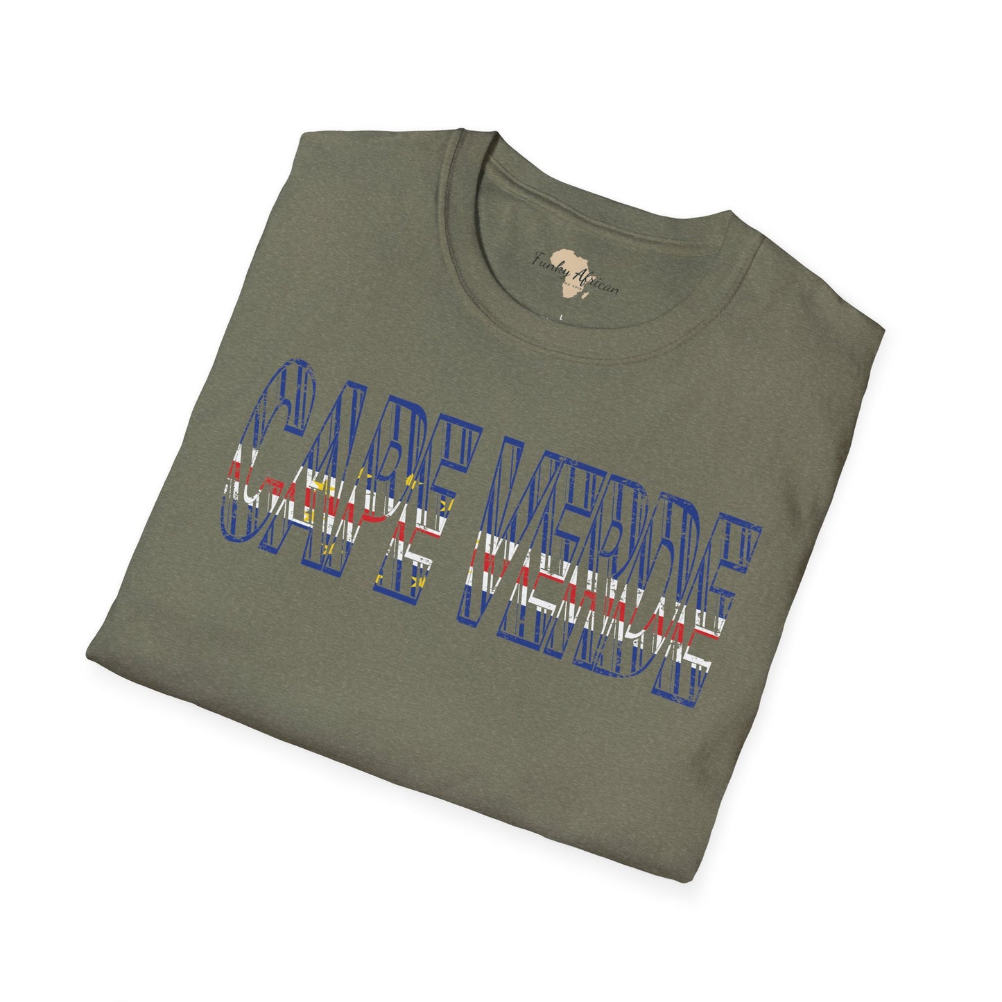 Cabo Verde text unisex softstyle tee