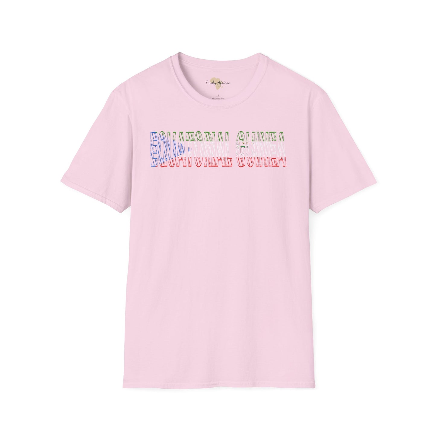 Equatorial Guinea text unisex softstyle tee