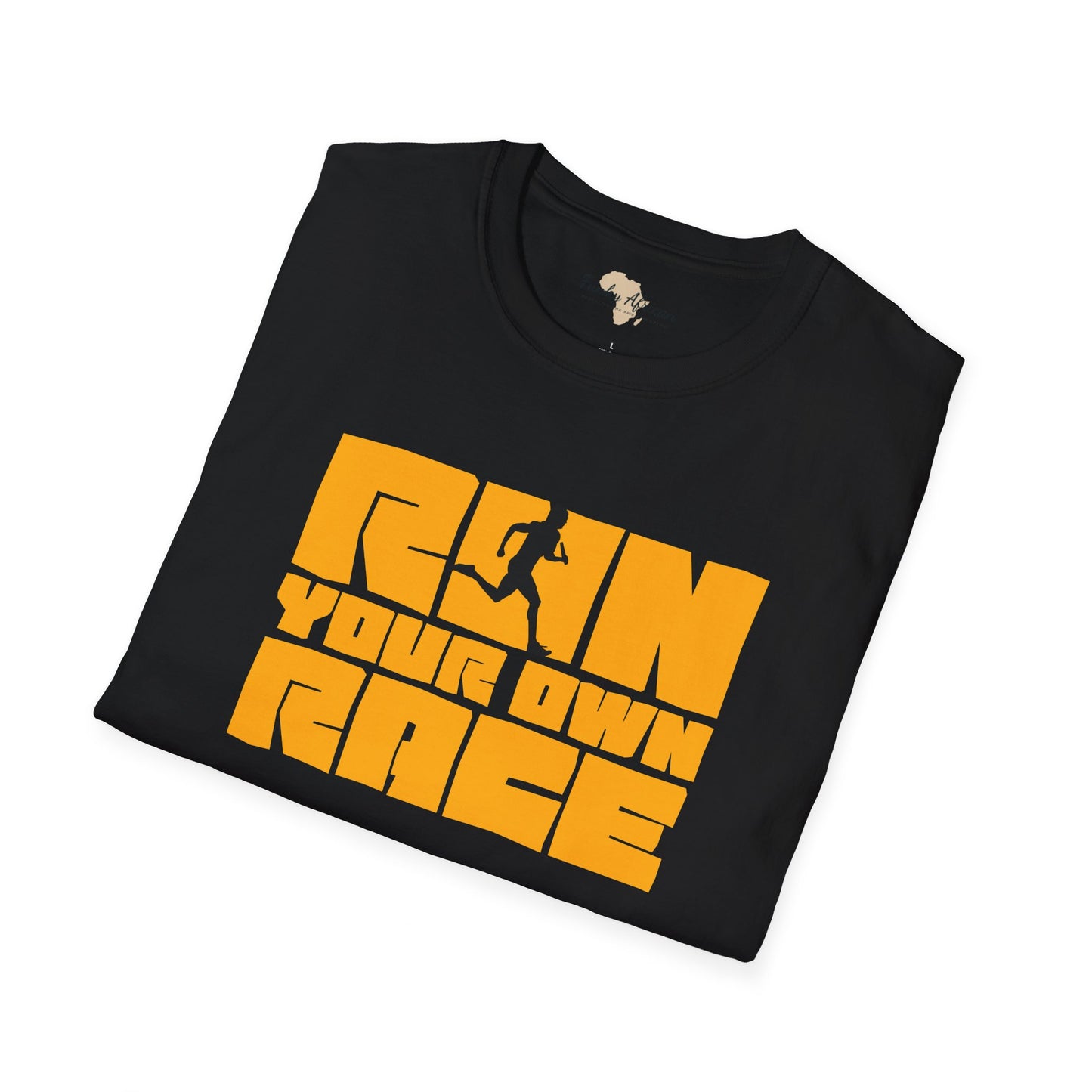Run your own race unisex softstyle tee