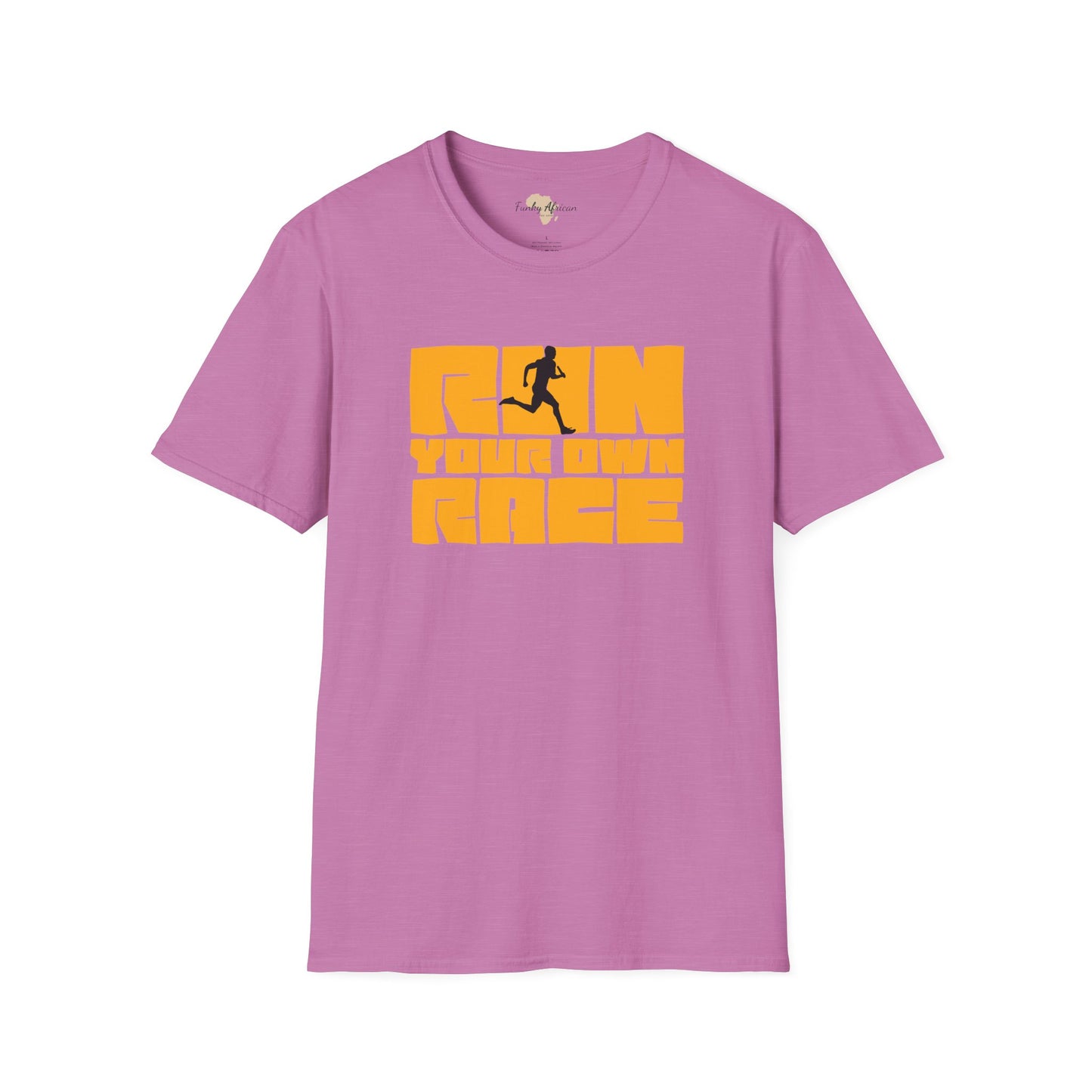 Run your own race unisex softstyle tee