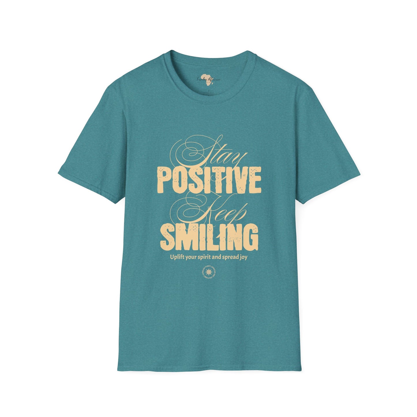 Stay positive unisex softstyle tee