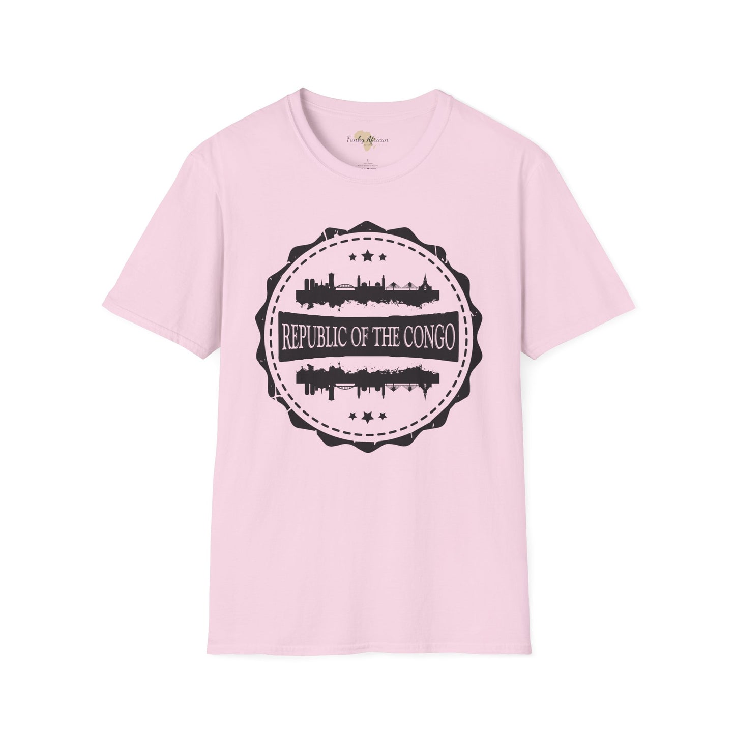 Republic of the Congo Stamp unisex tee