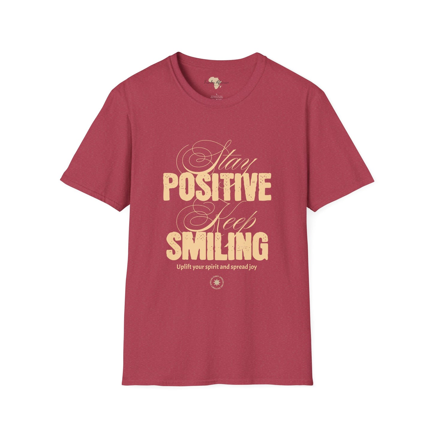 Stay positive unisex softstyle tee
