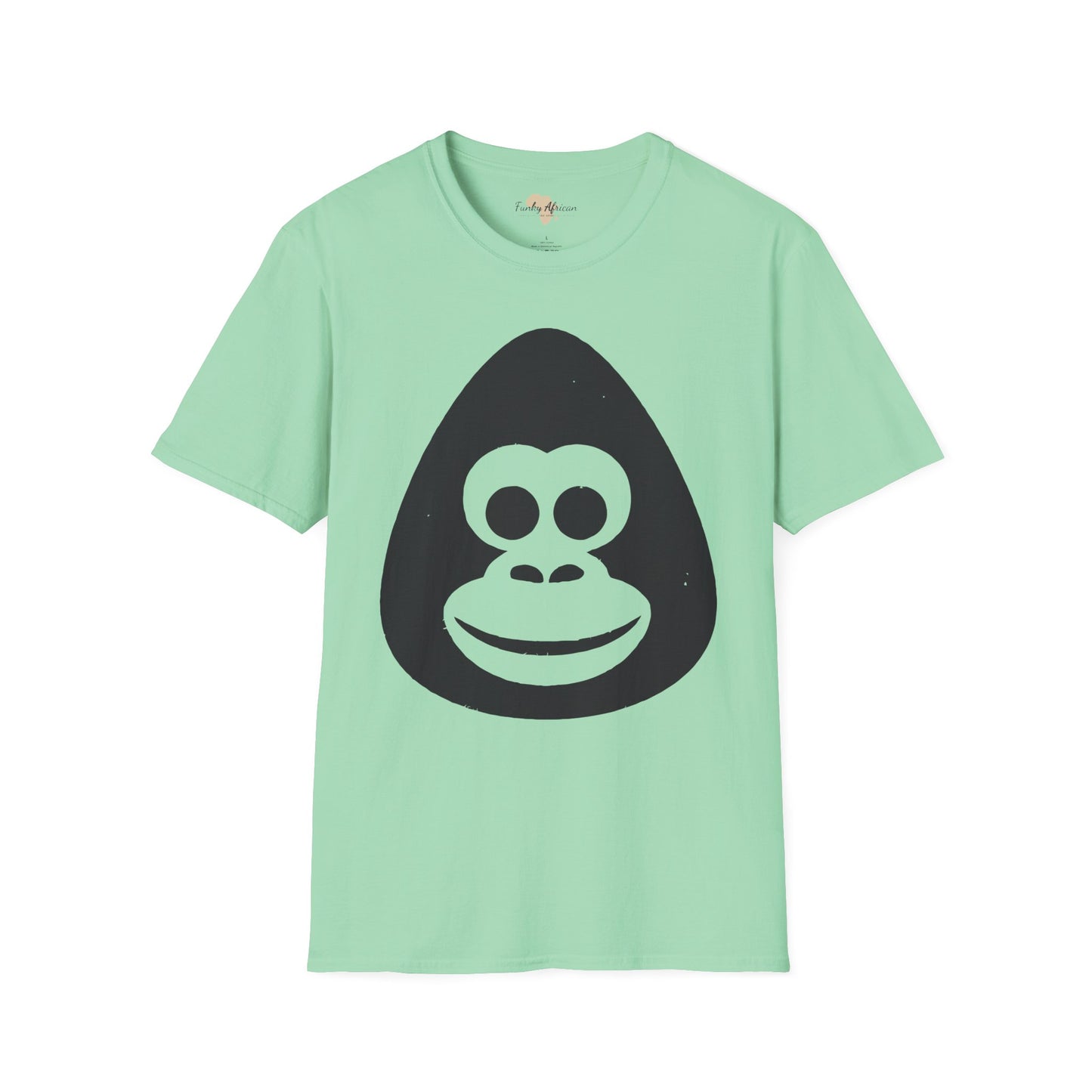 monkey graffiti unisex softstyle tee