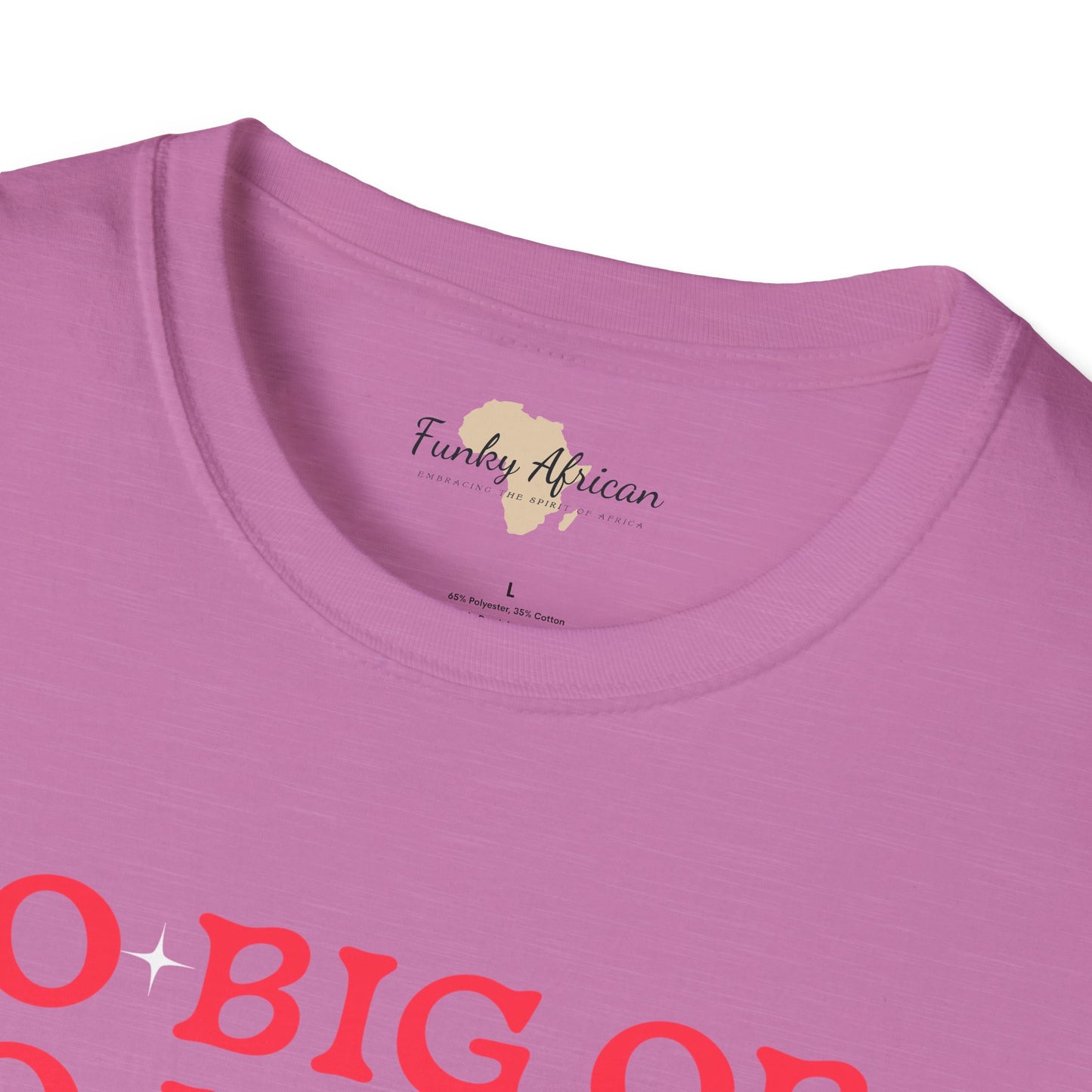 Go big or go home unisex softstyle tee