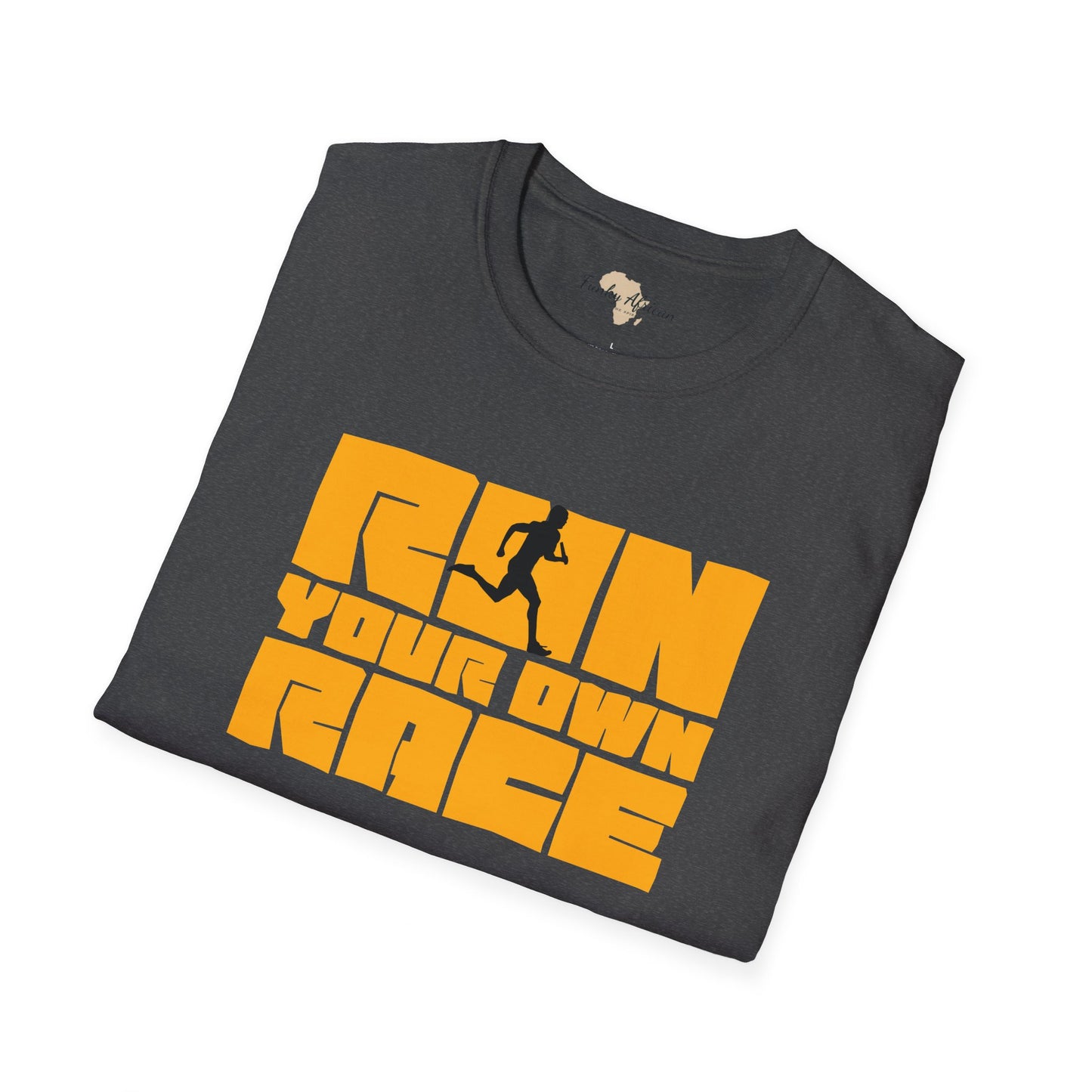 Run your own race unisex softstyle tee