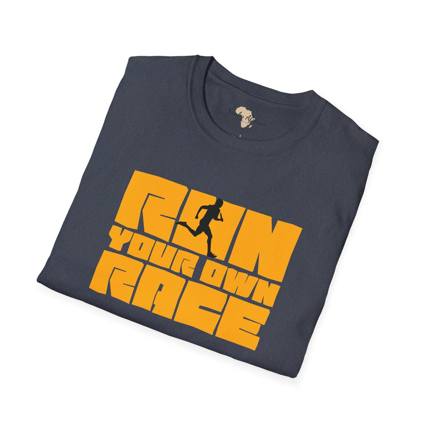 Run your own race unisex softstyle tee