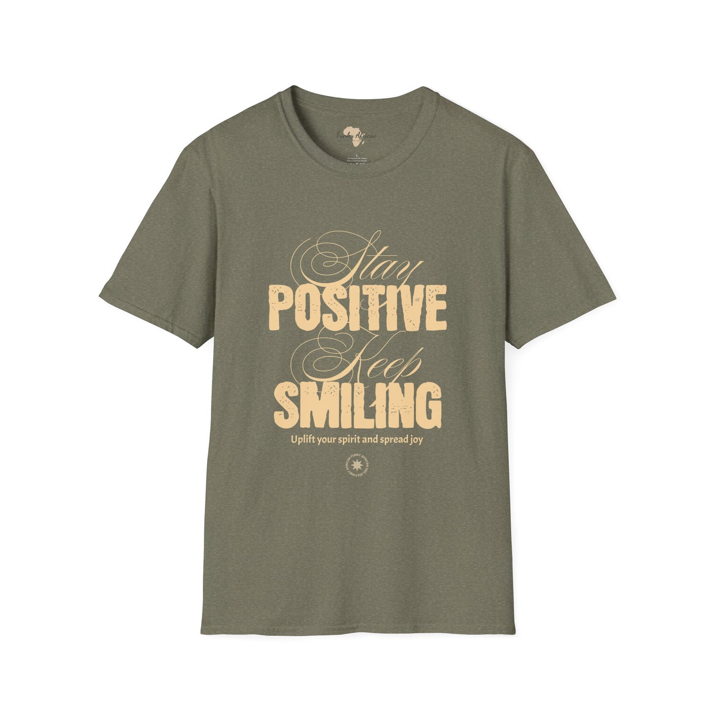 Stay positive unisex softstyle tee