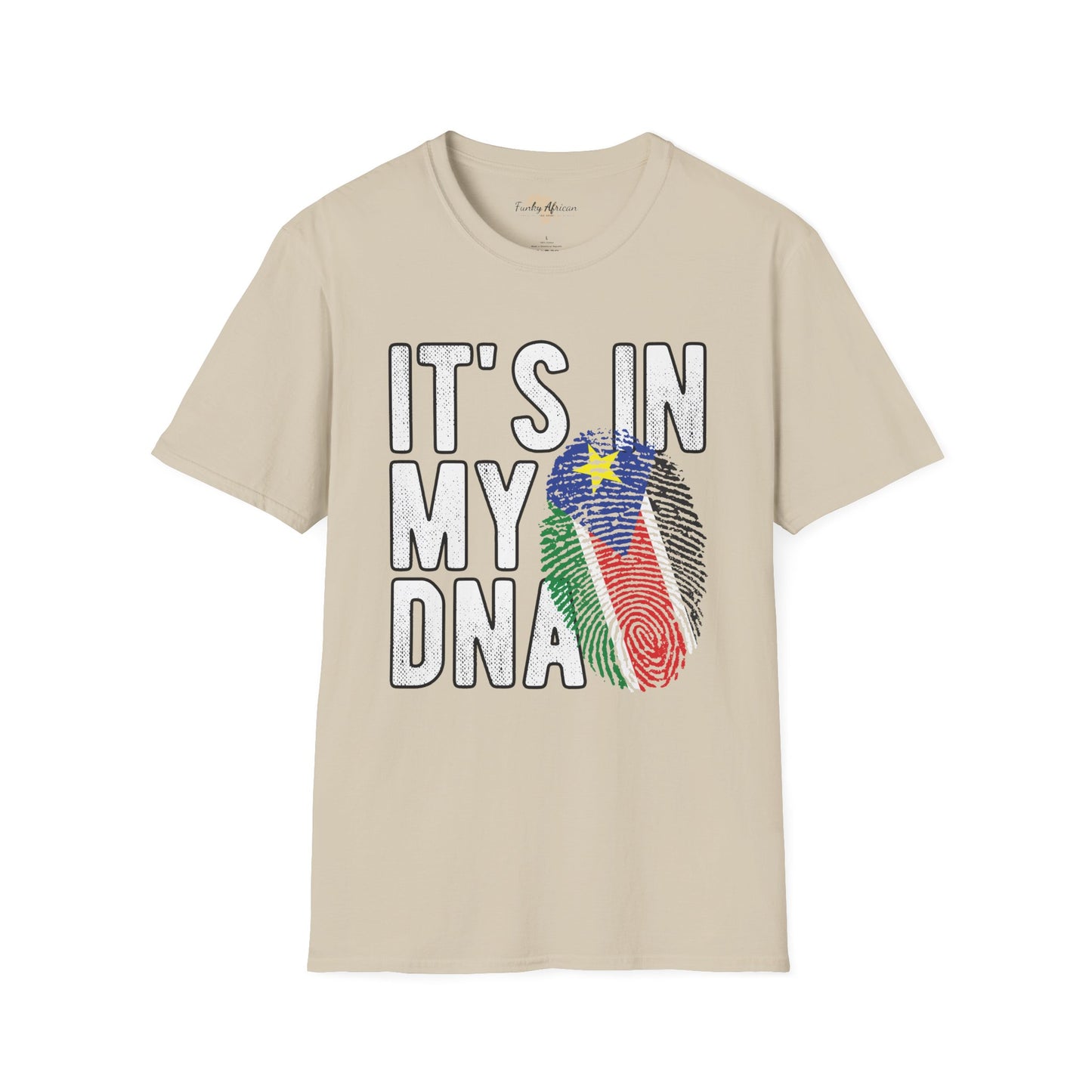 it's in my DNA unisex tee - South Sudan