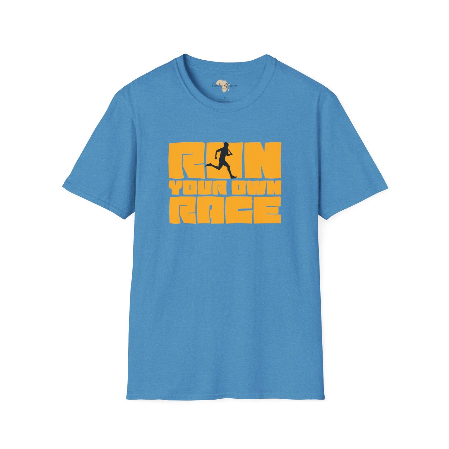 Run your own race unisex softstyle tee