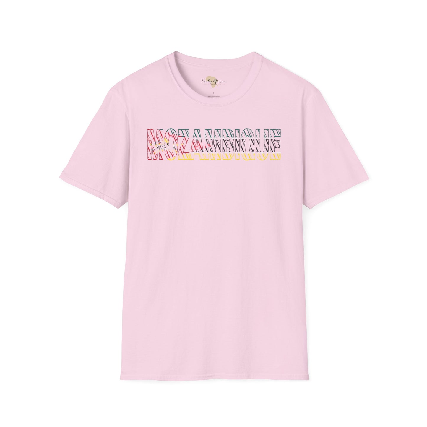 Mozambique text unisex softstyle tee