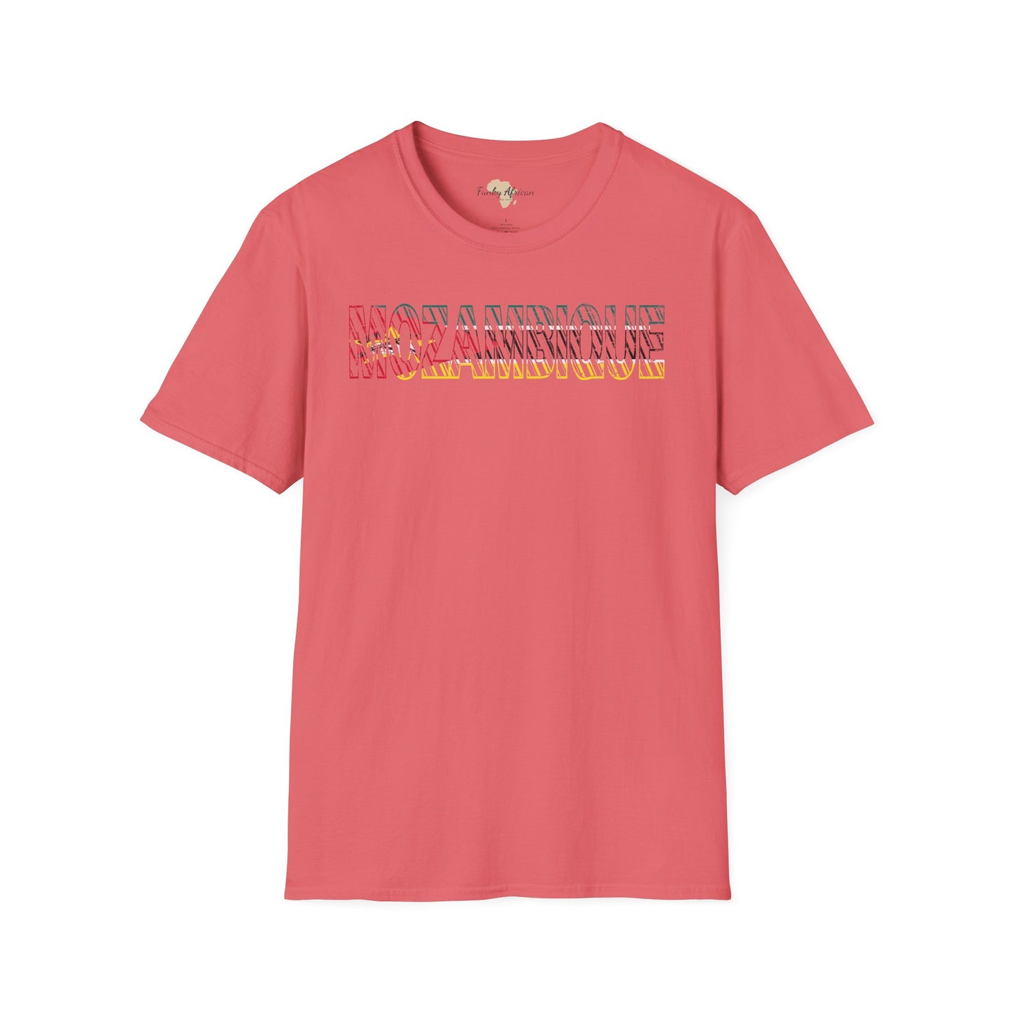 Mozambique text unisex softstyle tee