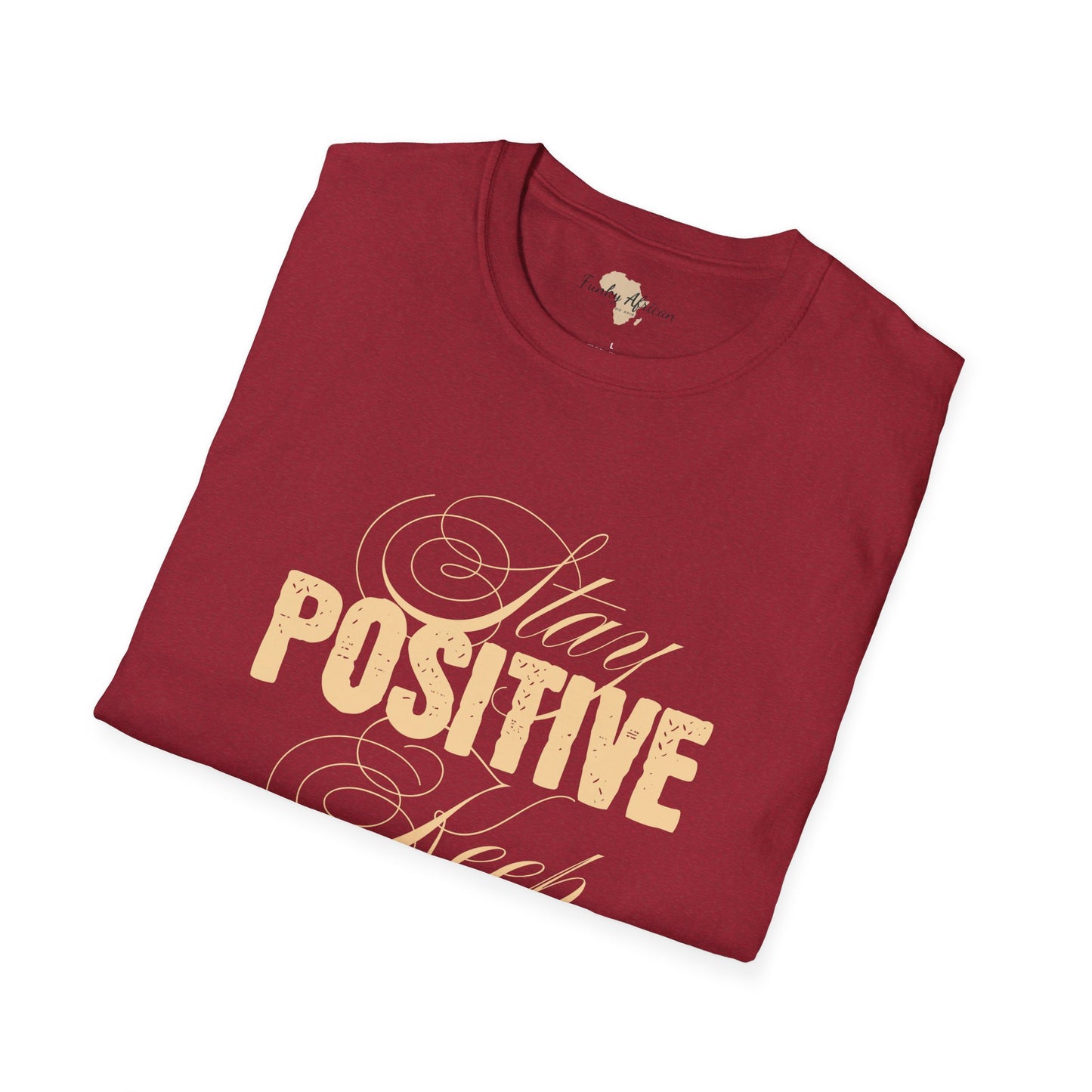 Stay positive unisex softstyle tee