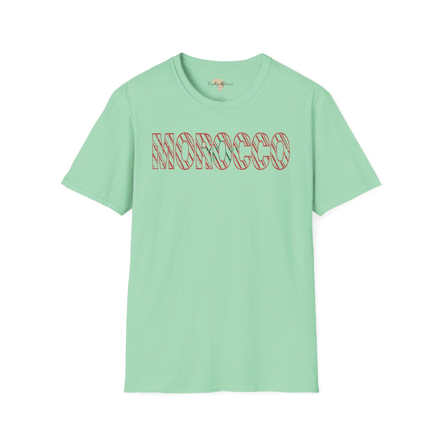 Morocco text unisex softstyle tee
