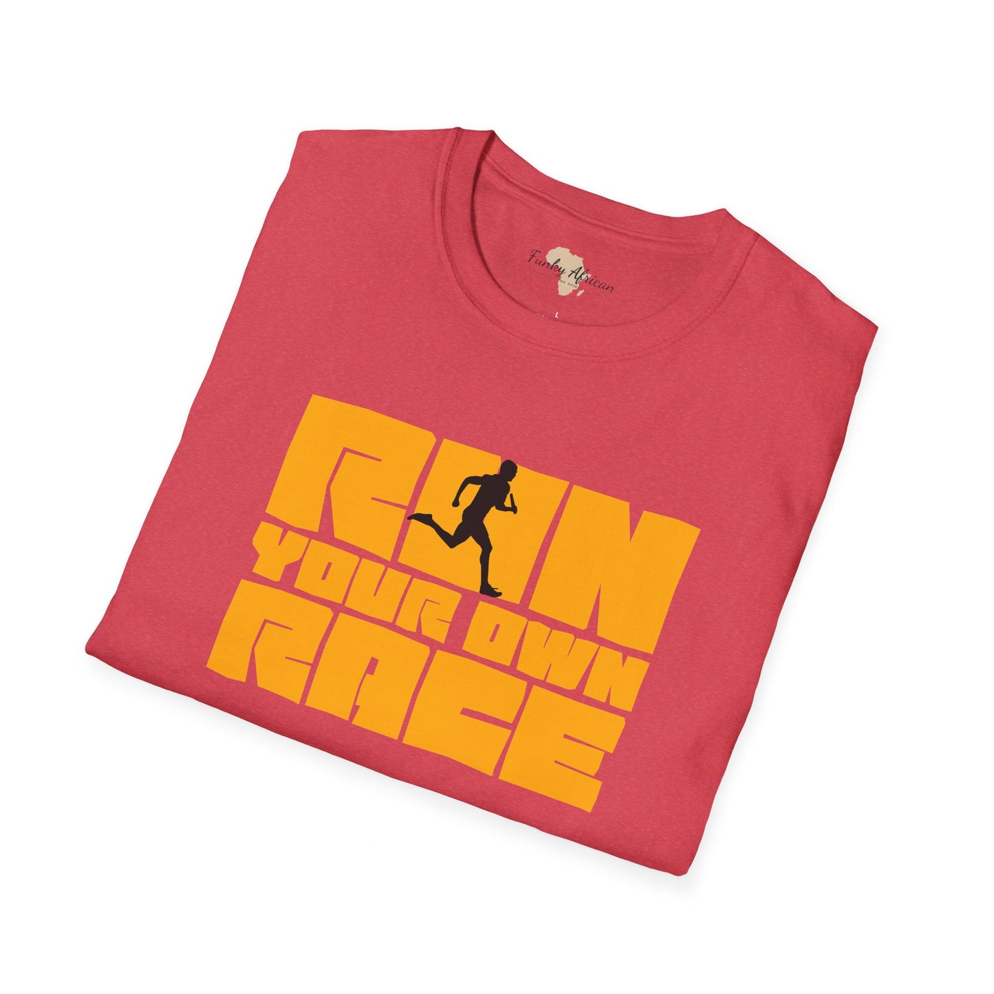 Run your own race unisex softstyle tee