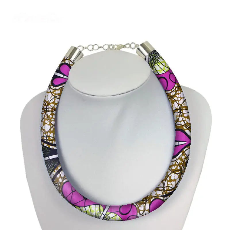 Geometric Women's African Ethnic Necklace Funky African