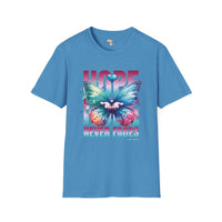 Hope never fails unisex softstyle tee