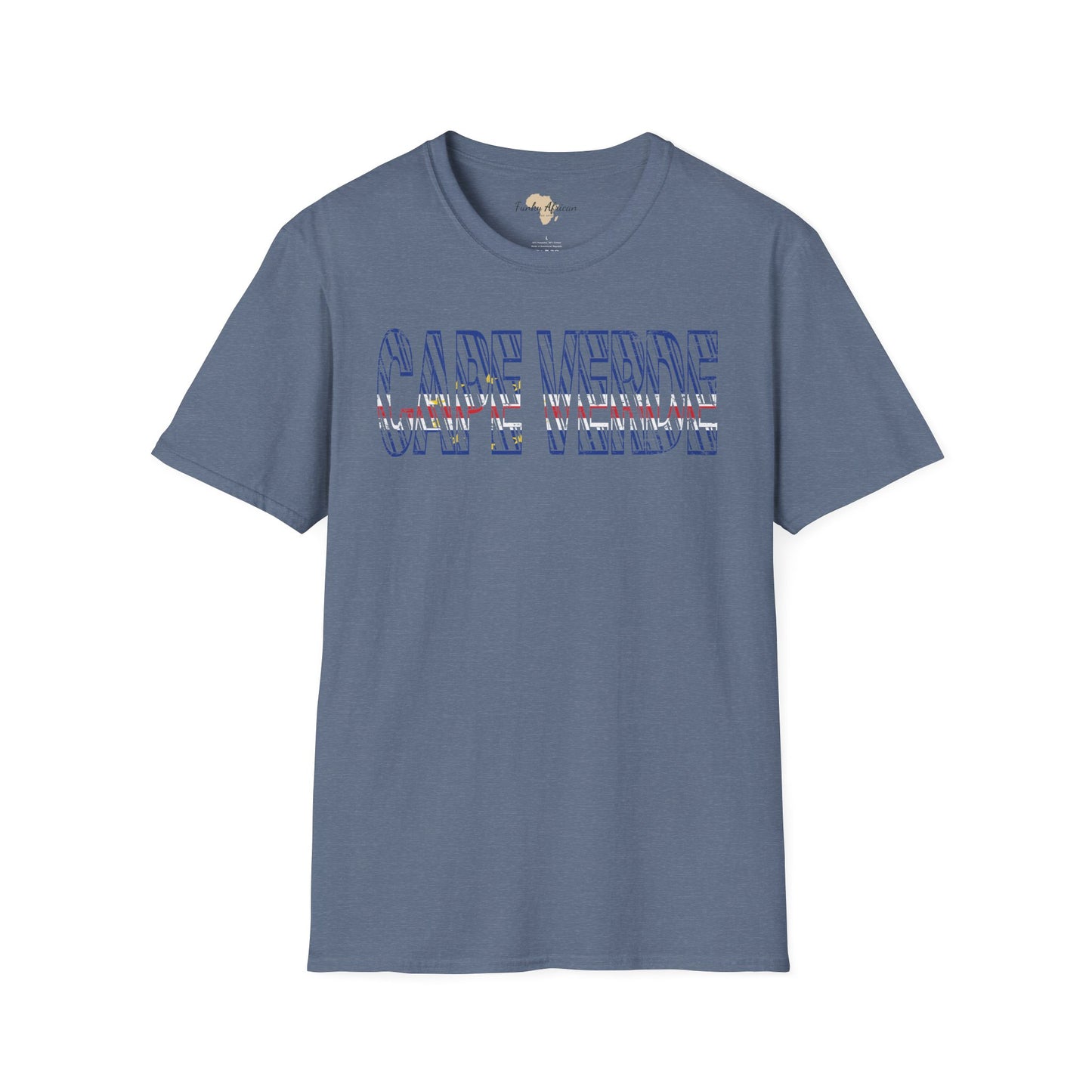 Cabo Verde text unisex softstyle tee