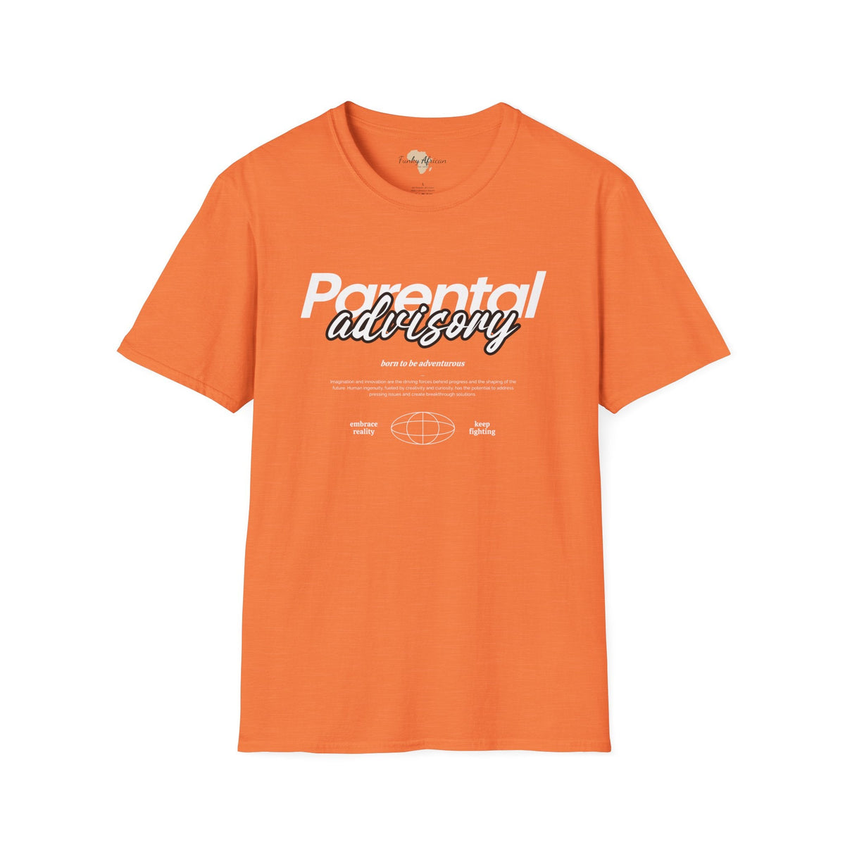 Parental Advisory unisex tee Funky African