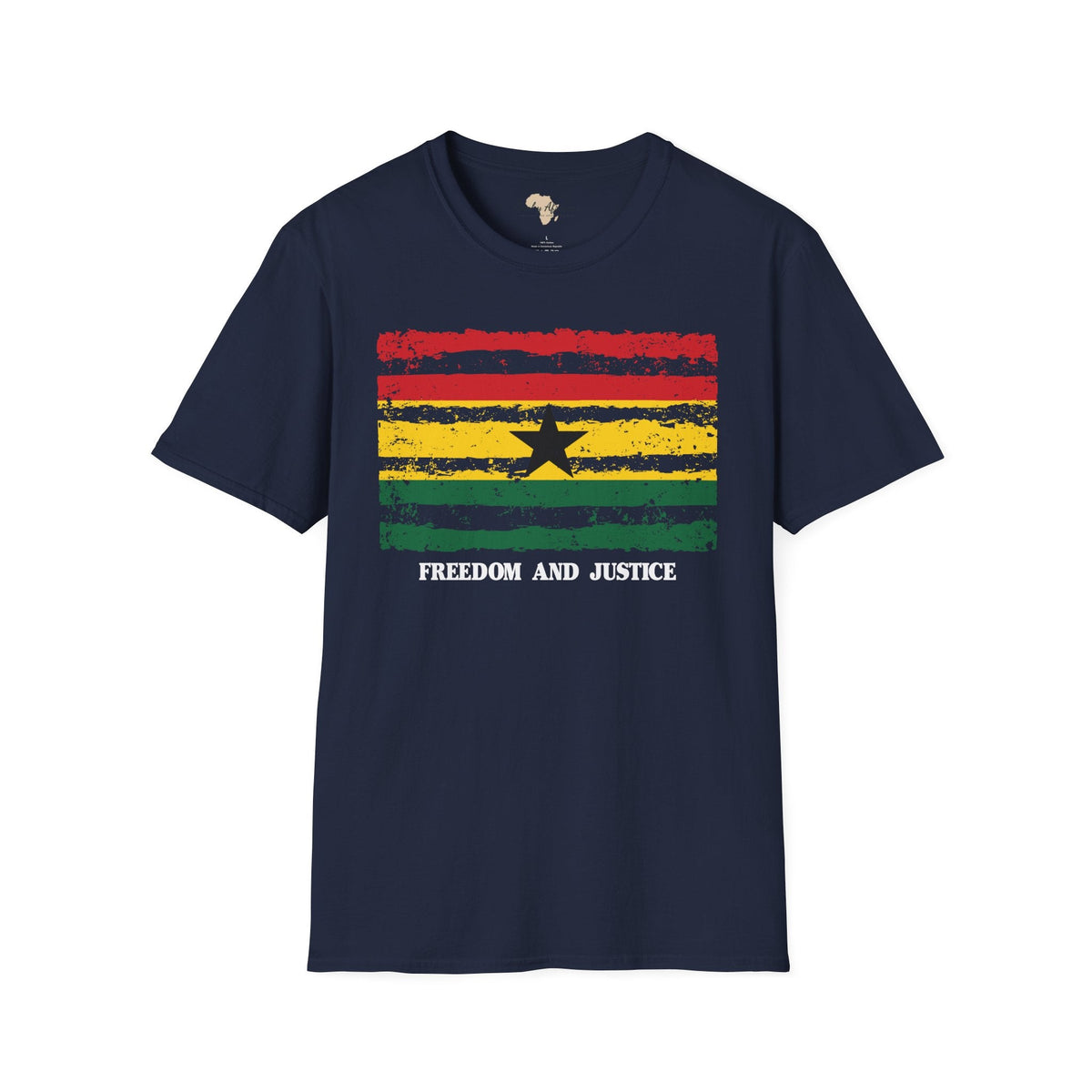 Ghana strip unisex softstyle tee Funky African