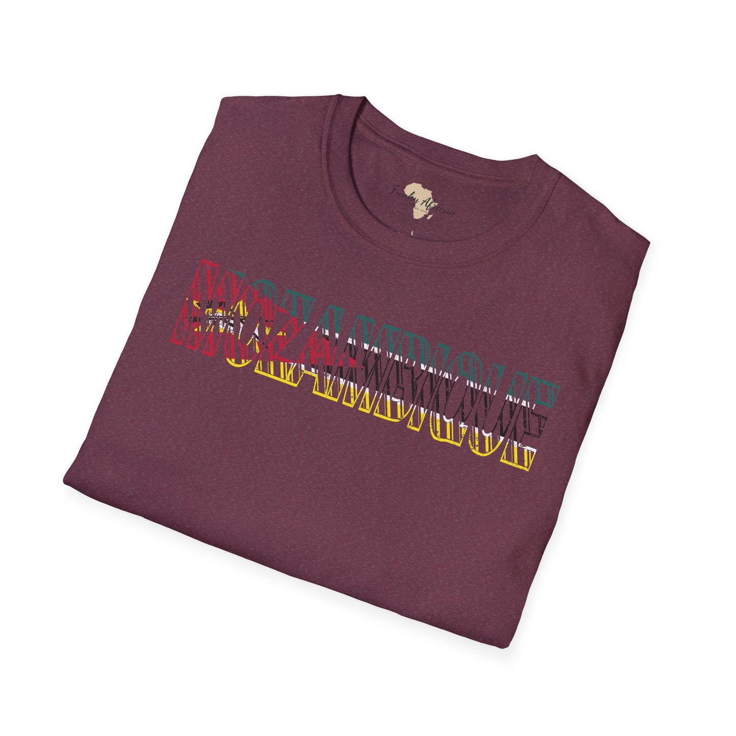 Mozambique text unisex softstyle tee