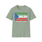 Equatorial Guinea strip unisex softstyle tee