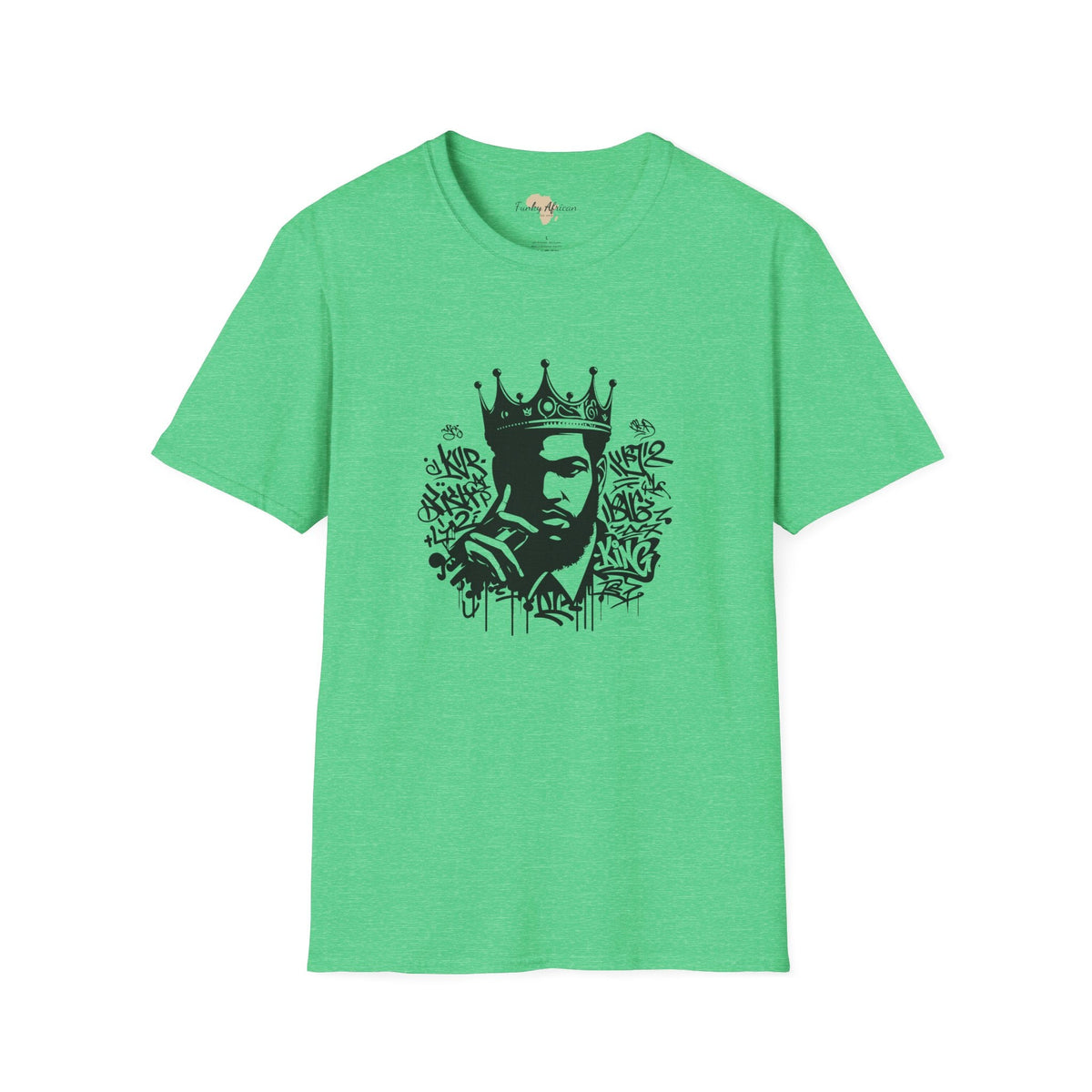African King graffiti unisex softstyle tee Funky African