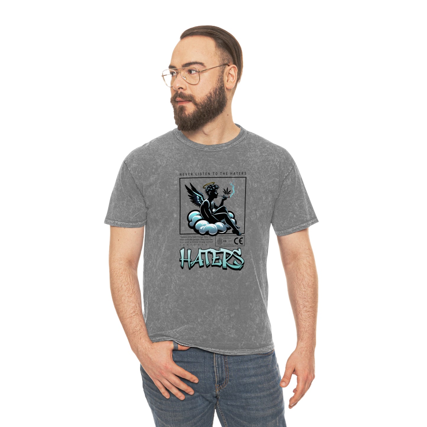 Haters unisex wash tee