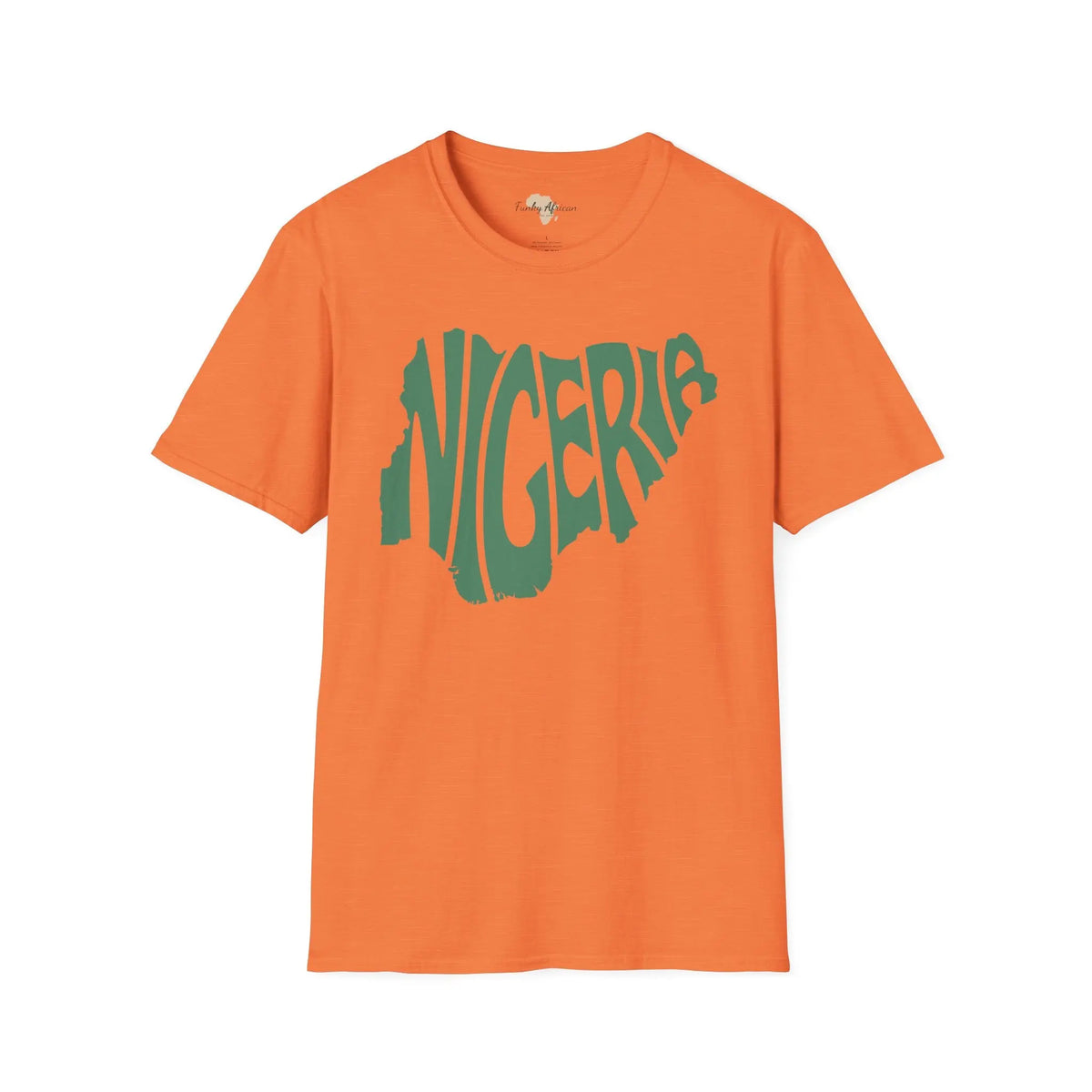 Nigeria cut unisex softstyle tee Funky African