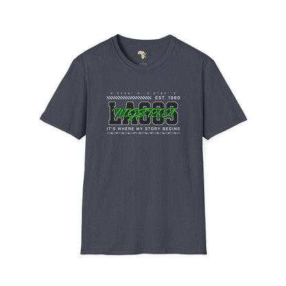 Lagos nigeria unisex softstyle tee