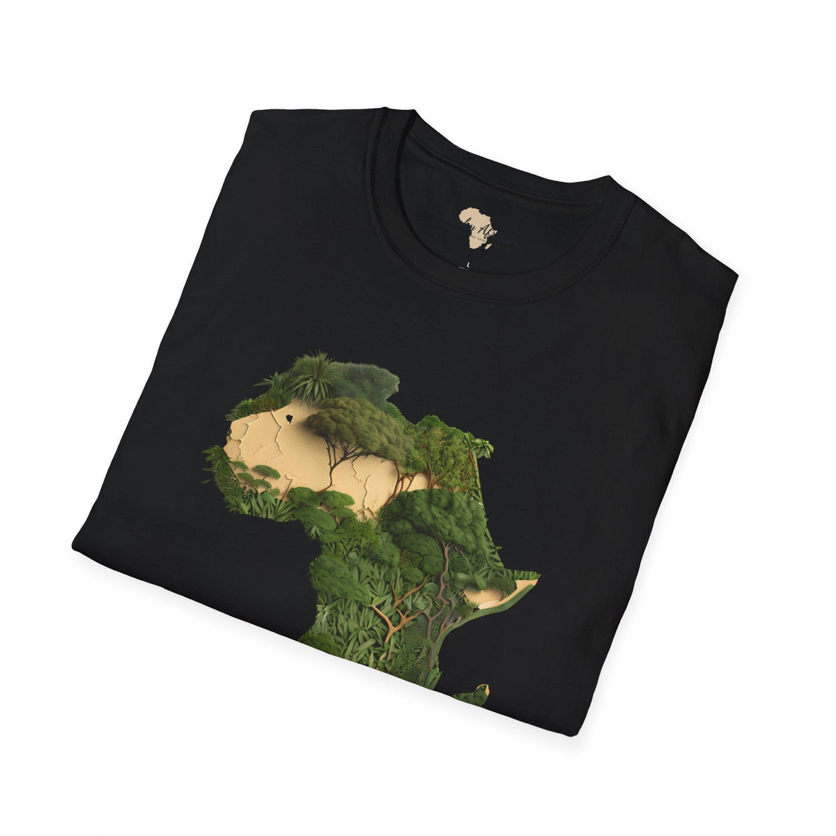 African forest unisex softstyle tee Funky African