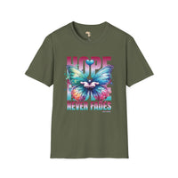Hope never fails unisex softstyle tee