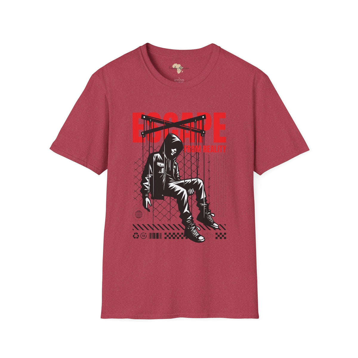 Escape from reality unisex softstyle tee Funky African
