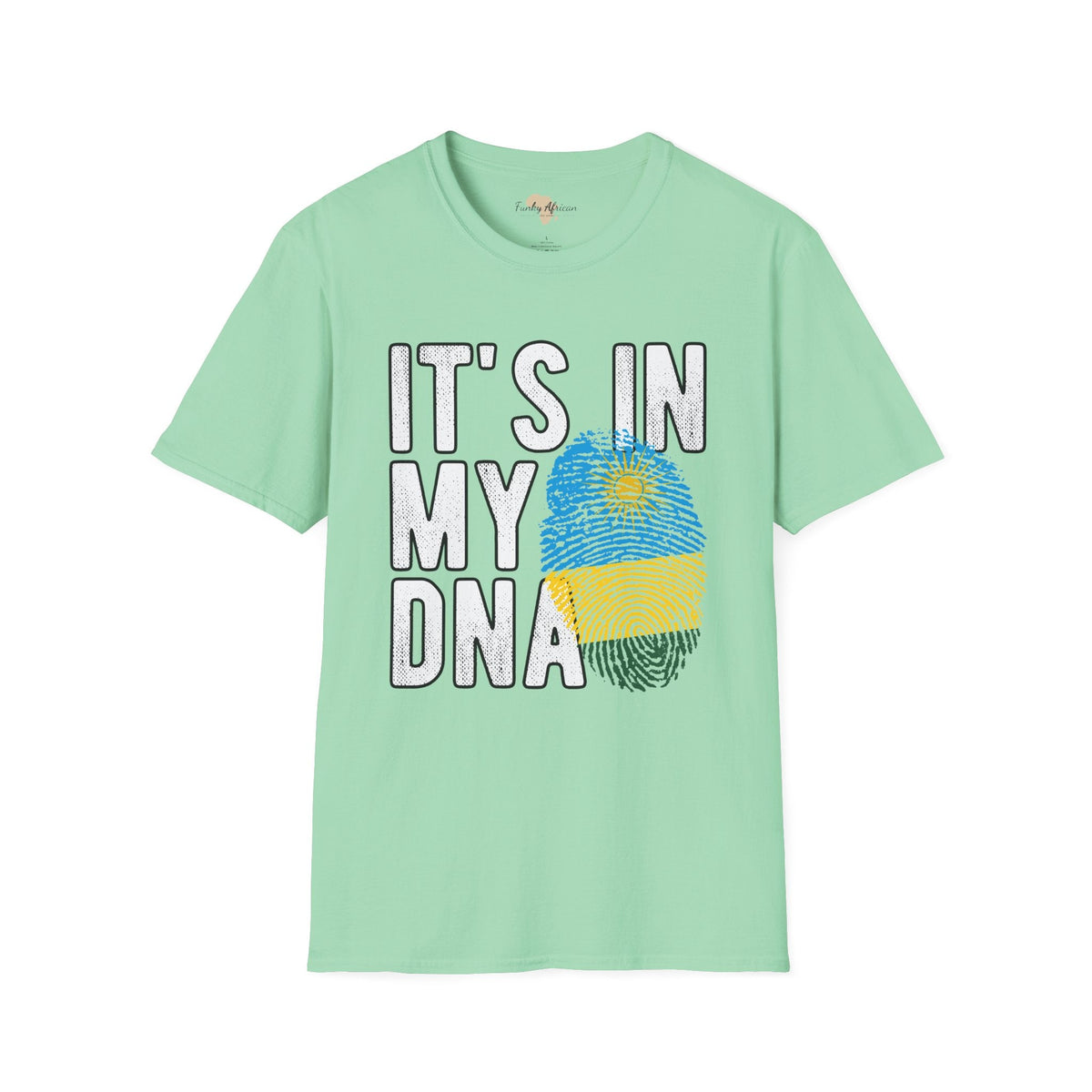 it's in my DNA unisex tee - Rwanda Funky African