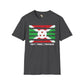 Burundi strip unisex softstyle tee