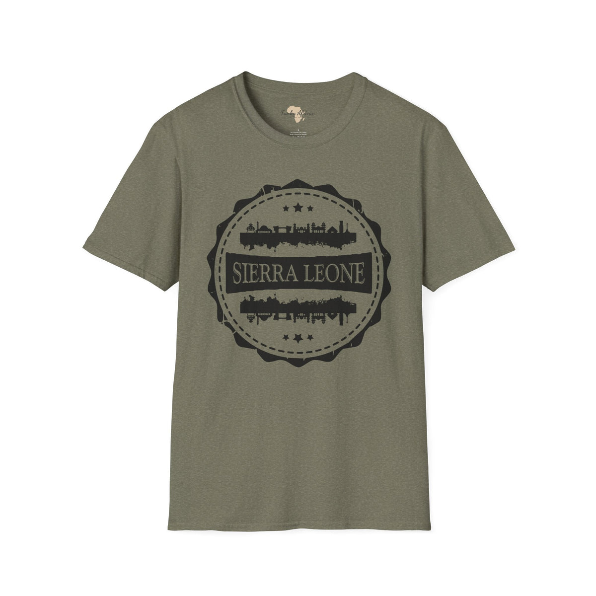 Sierra Leone Stamp unisex tee Funky African