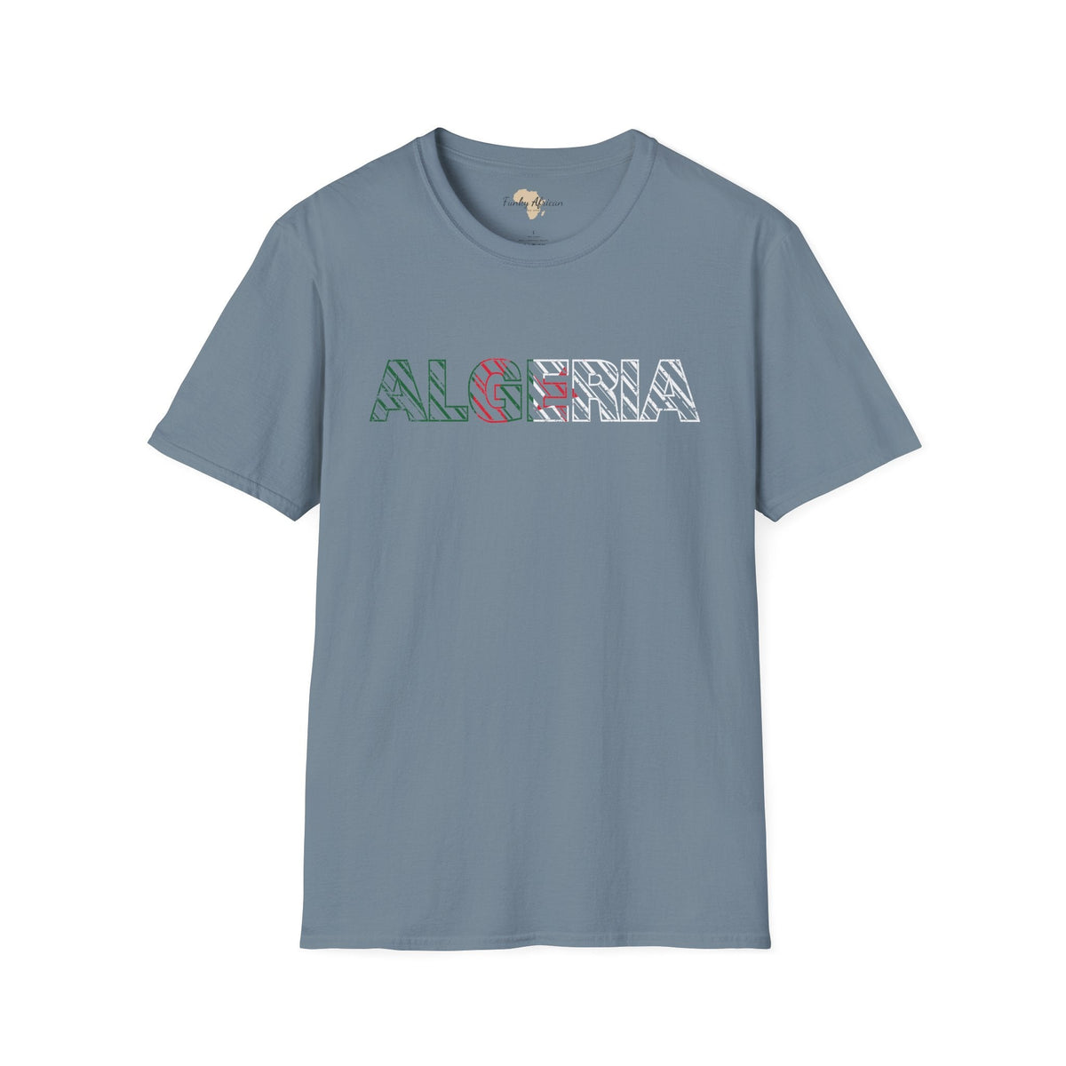 Algeria text unisex softstyle tee Funky African