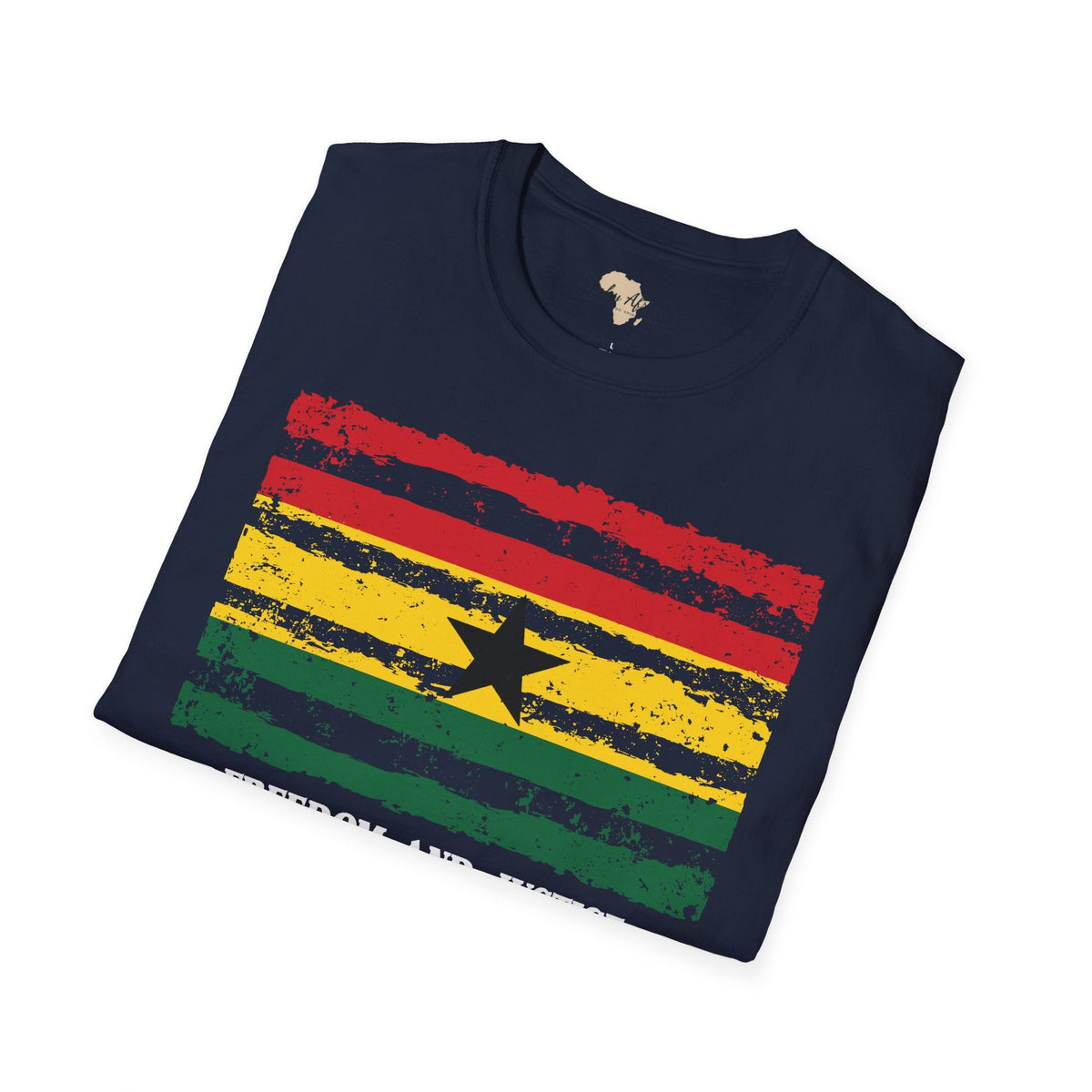 Ghana strip unisex softstyle tee Funky African