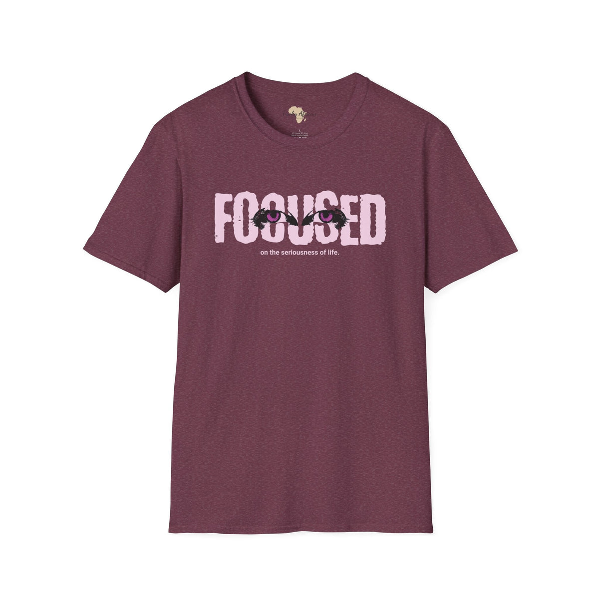 Focused unisex softstyle tee Funky African