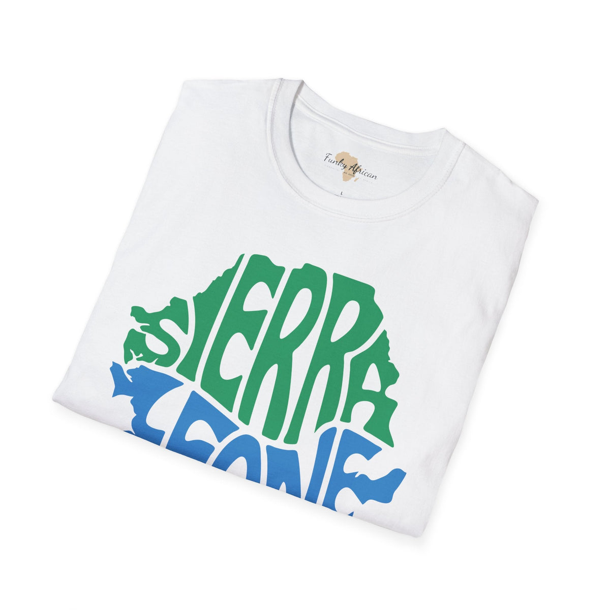 Sierra Leone cut unisex softstyle tee Funky African