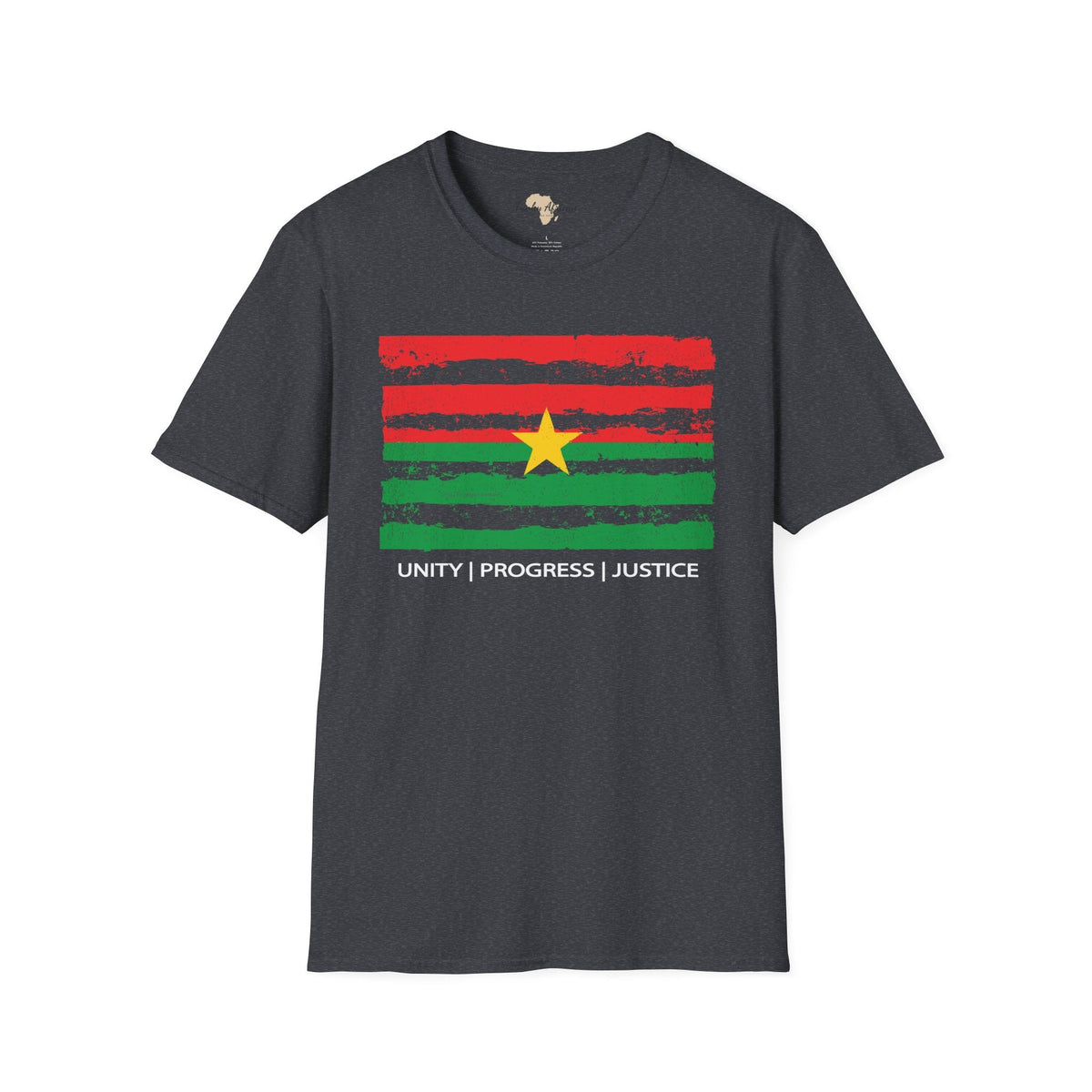 Burkina Faso strip unisex softstyle tee Funky African
