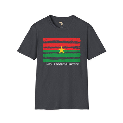 Burkina Faso strip unisex softstyle tee