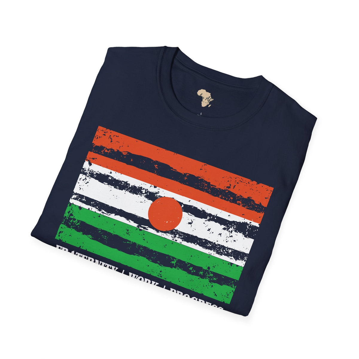 Nigerien strip unisex softstyle tee Funky African