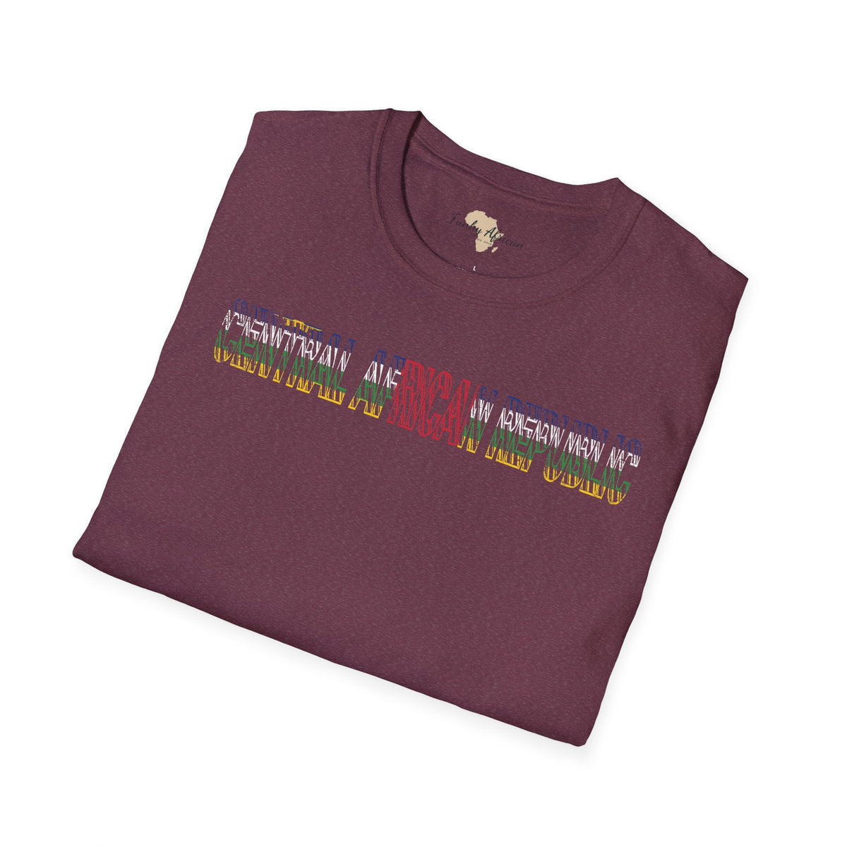 Central African Republic unisex softstyle tee Funky African