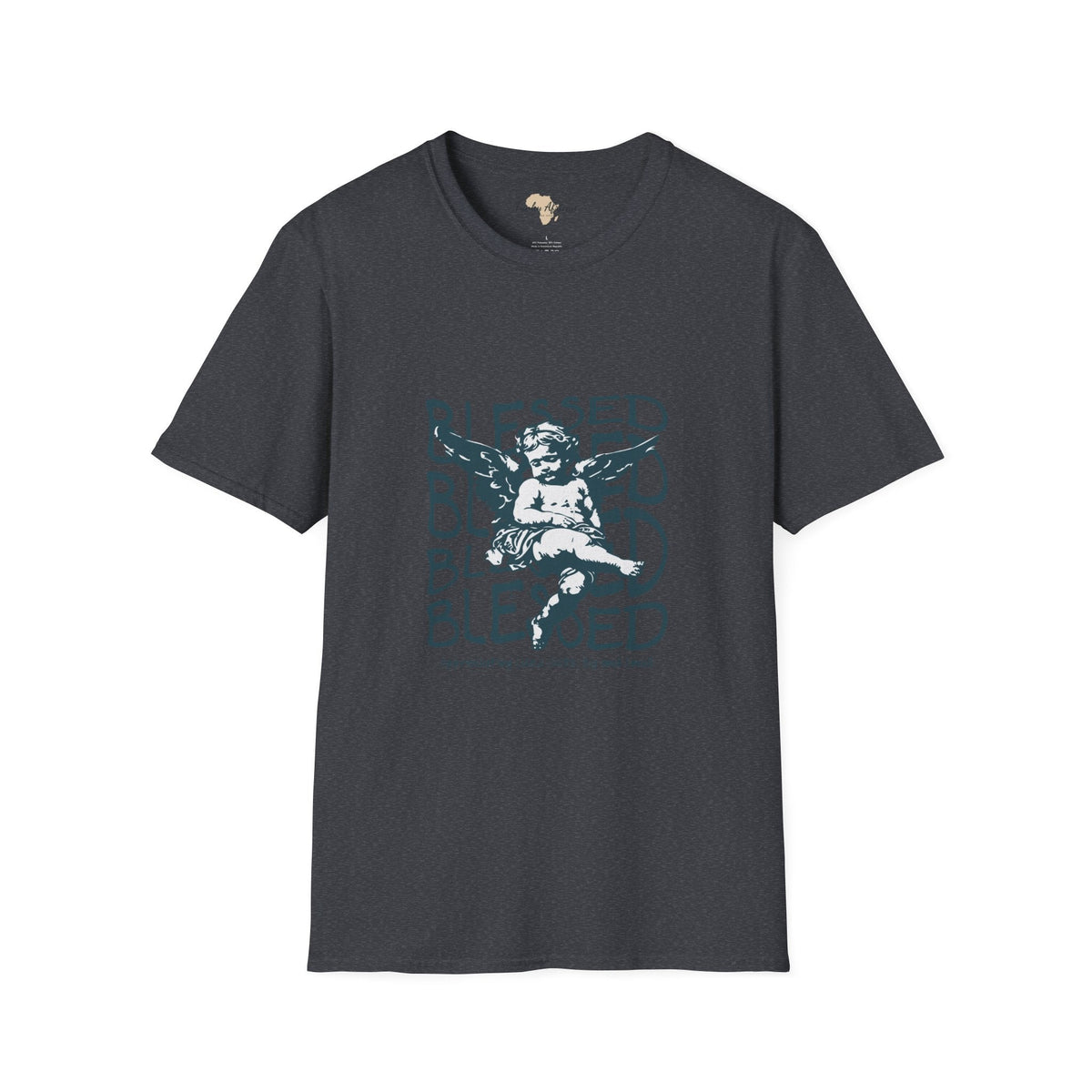 Blessed unisex softstyle tee Funky African
