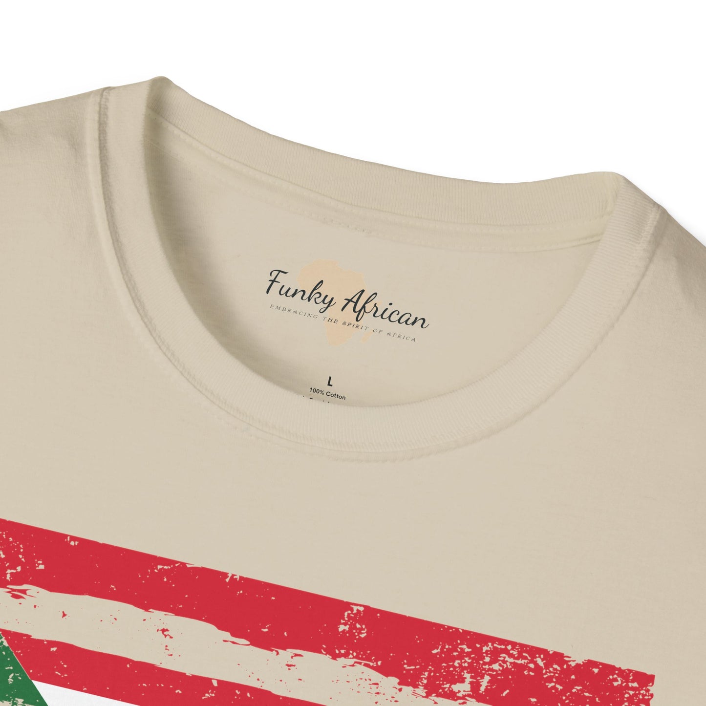 Sudan strip unisex softstyle tee