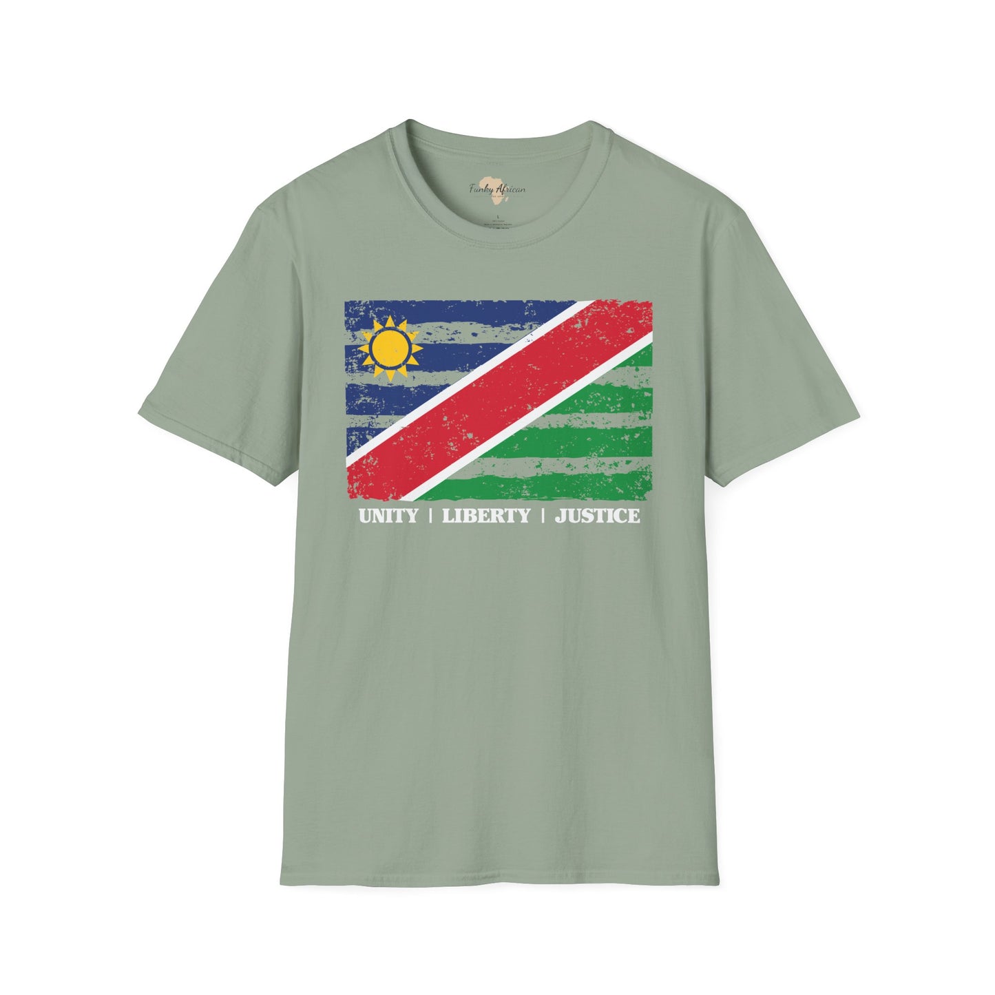 Namibia strip unisex softstyle tee