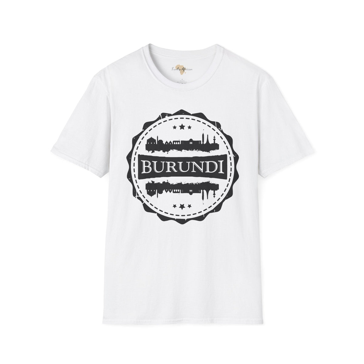 Burundi Stamp unisex tee Funky African